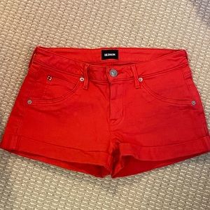 Hudson Red shorts